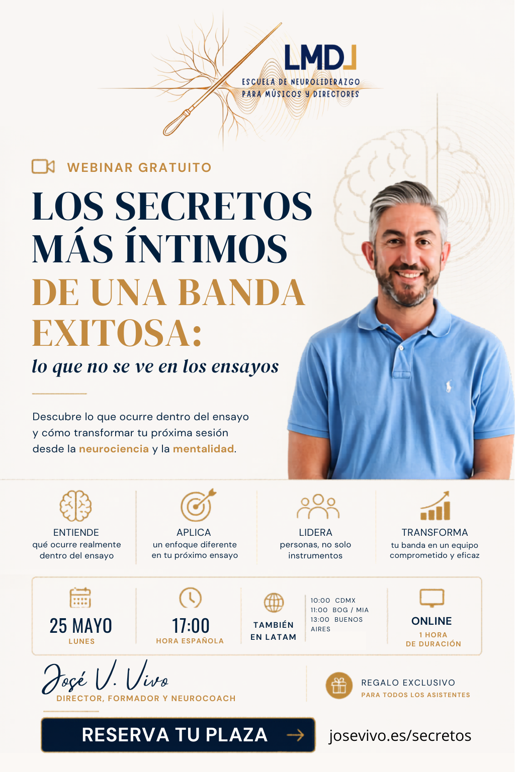 Cartel del webinar